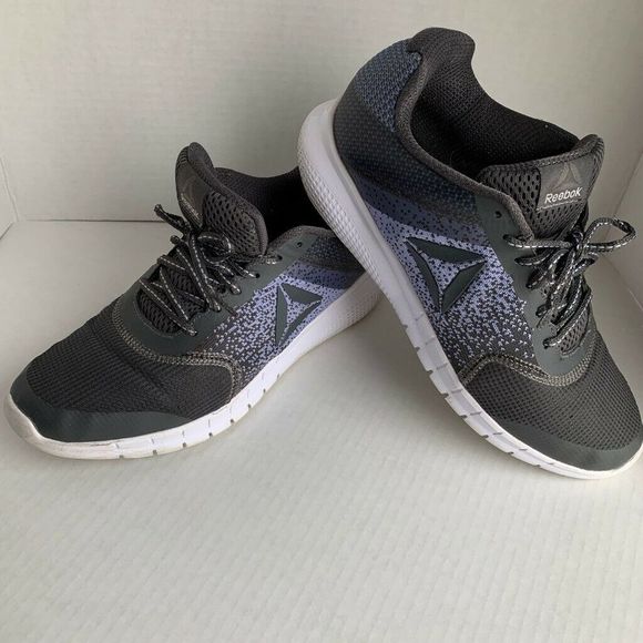 Reebok Mens Instalite Running Shoes Gray Sz 10 - Picture 4 of 6